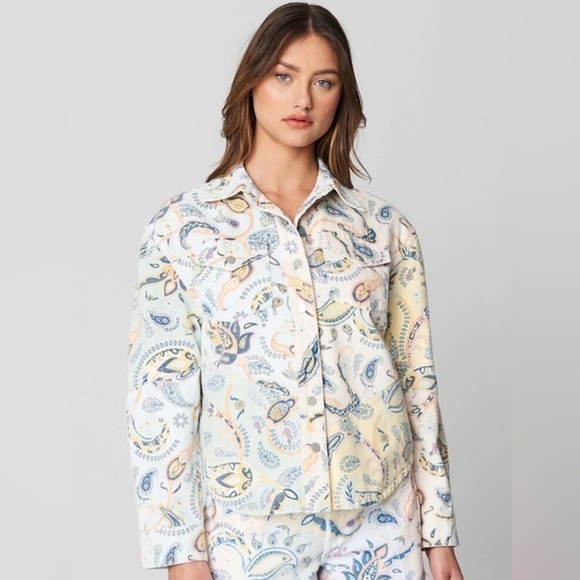 BlankNYC Coming Through Paisley Denim Jacket - Picture 6 of 6